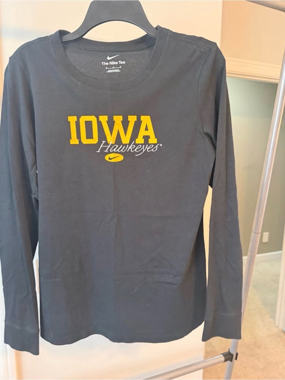 Black Iowa Nike Long Sleeve